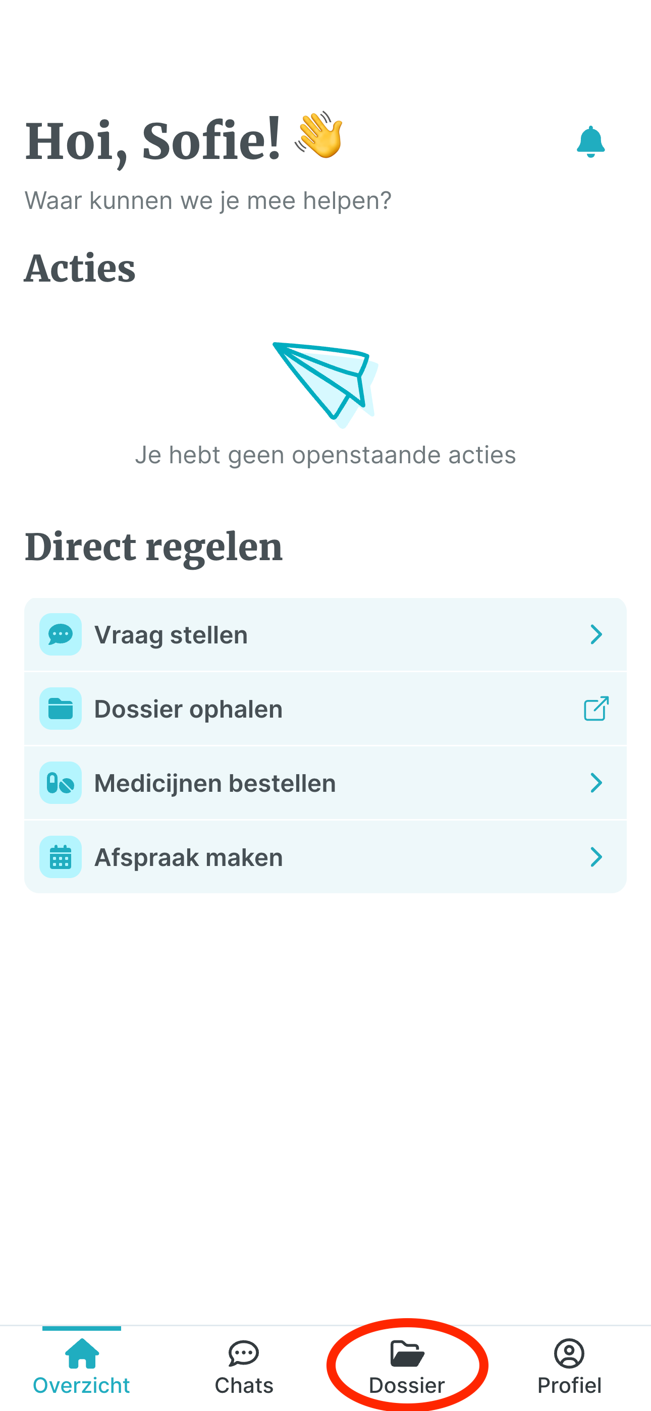 Stap 1. Selecteer dossier