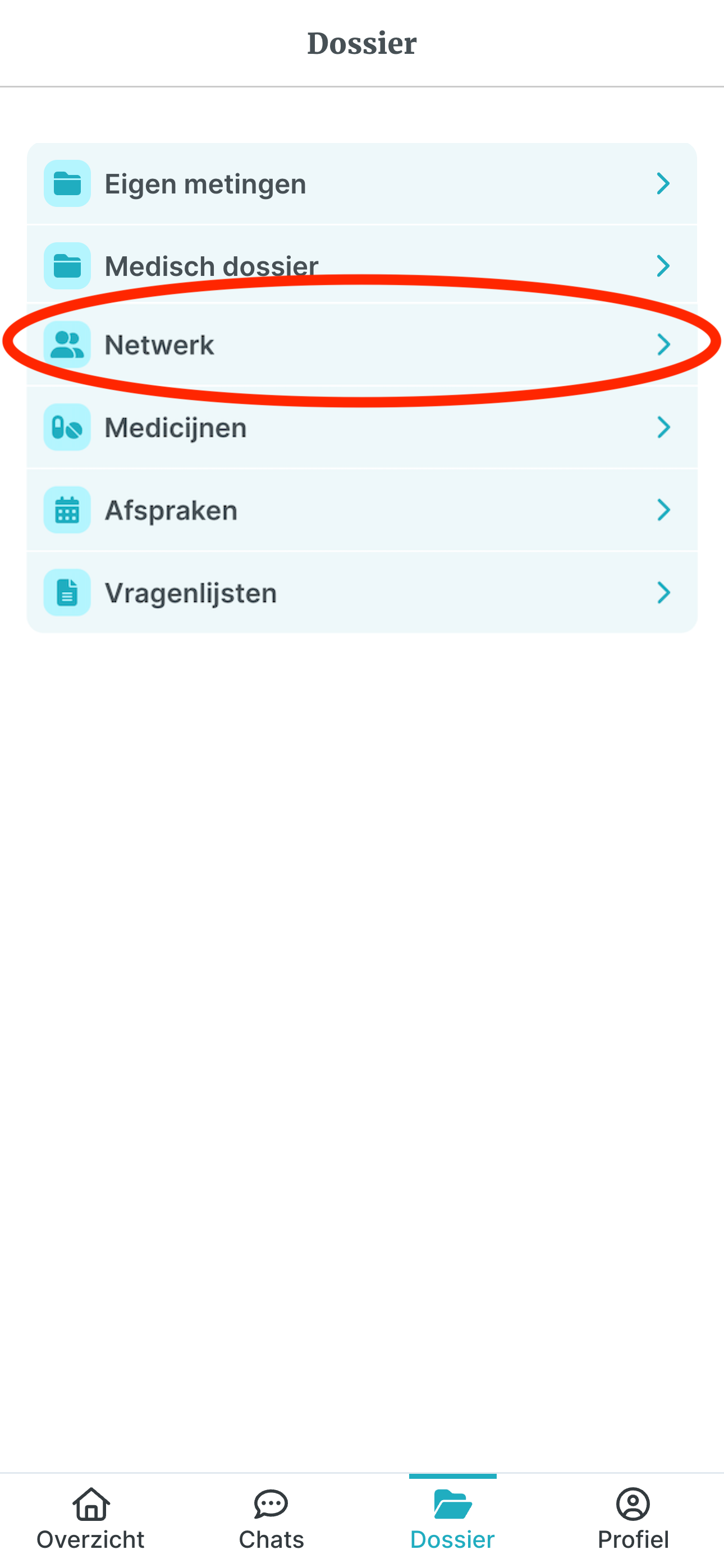 Stap 2. Netwerk selecteren